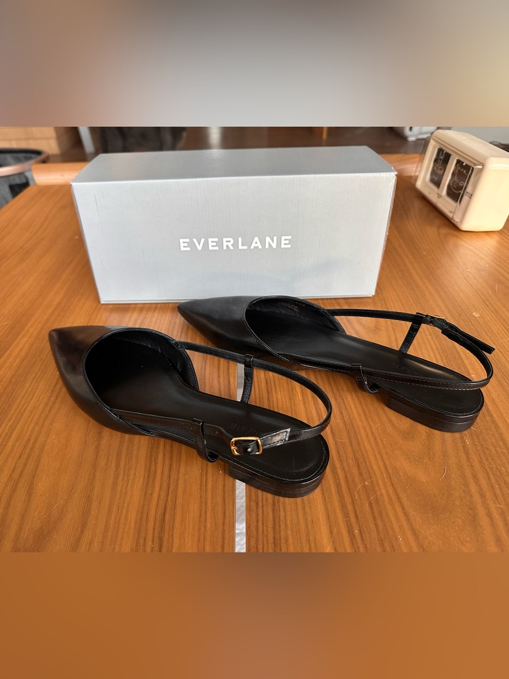 NWT Everlane The Studio Sling Back Flat (9.5)